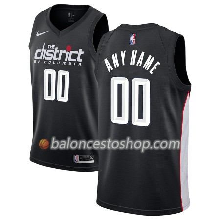 Camiseta Hombre NBA Washington Wizards Personalizadas 2018-19 Nike City Edition Negro Swingman